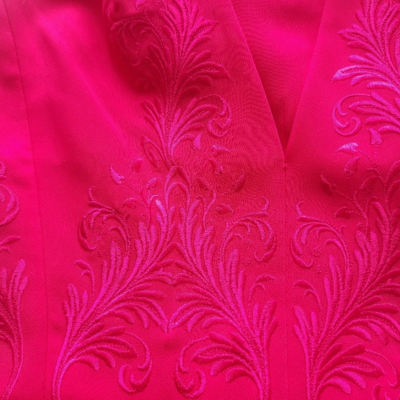 Ted Baker | Hot Pink | Embroidery Midi Dress - Picture 6 of 6